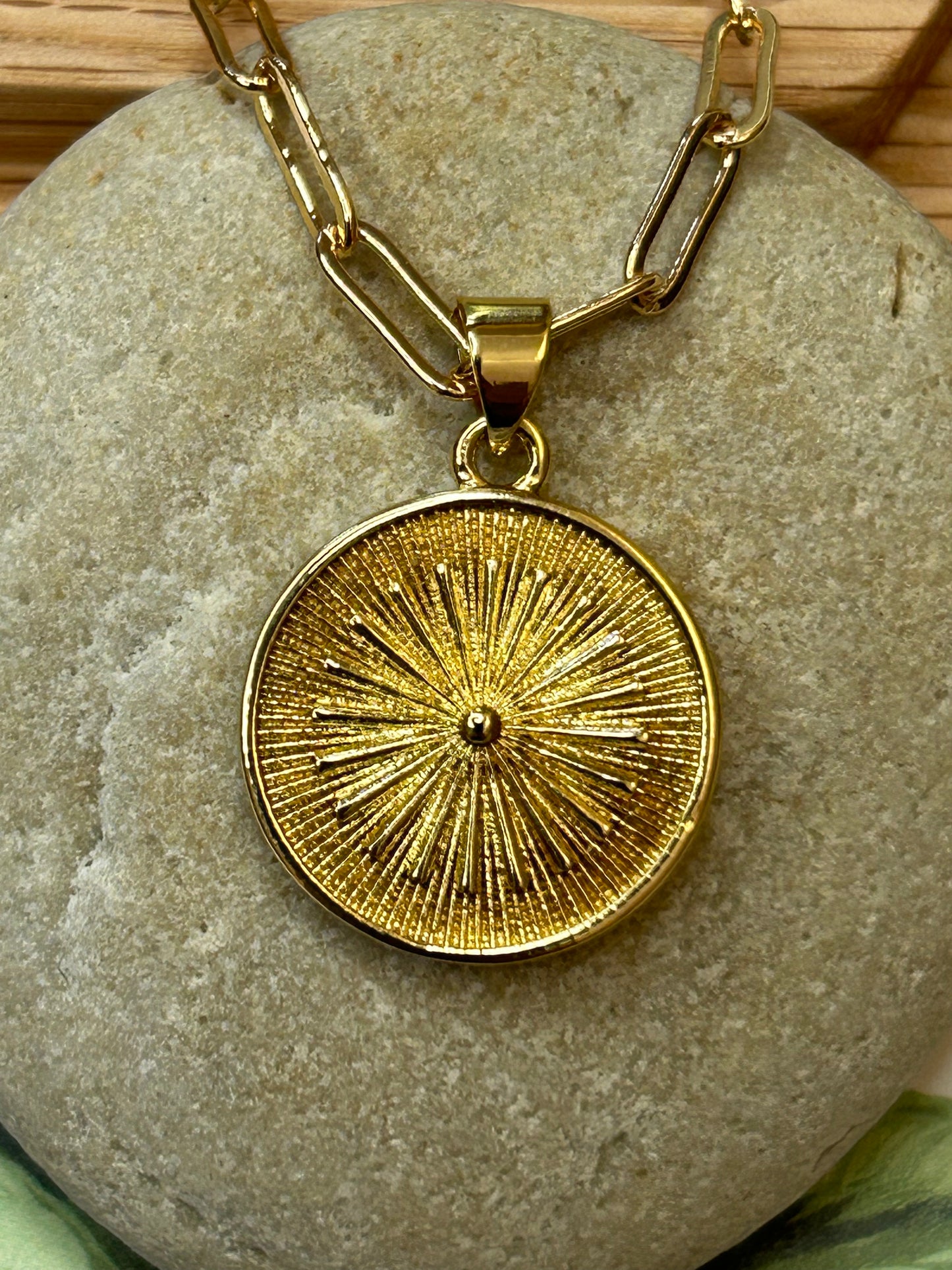 Starburst Medallion Necklace