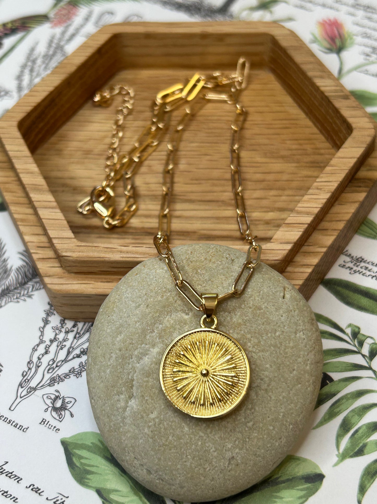 Starburst Medallion Necklace
