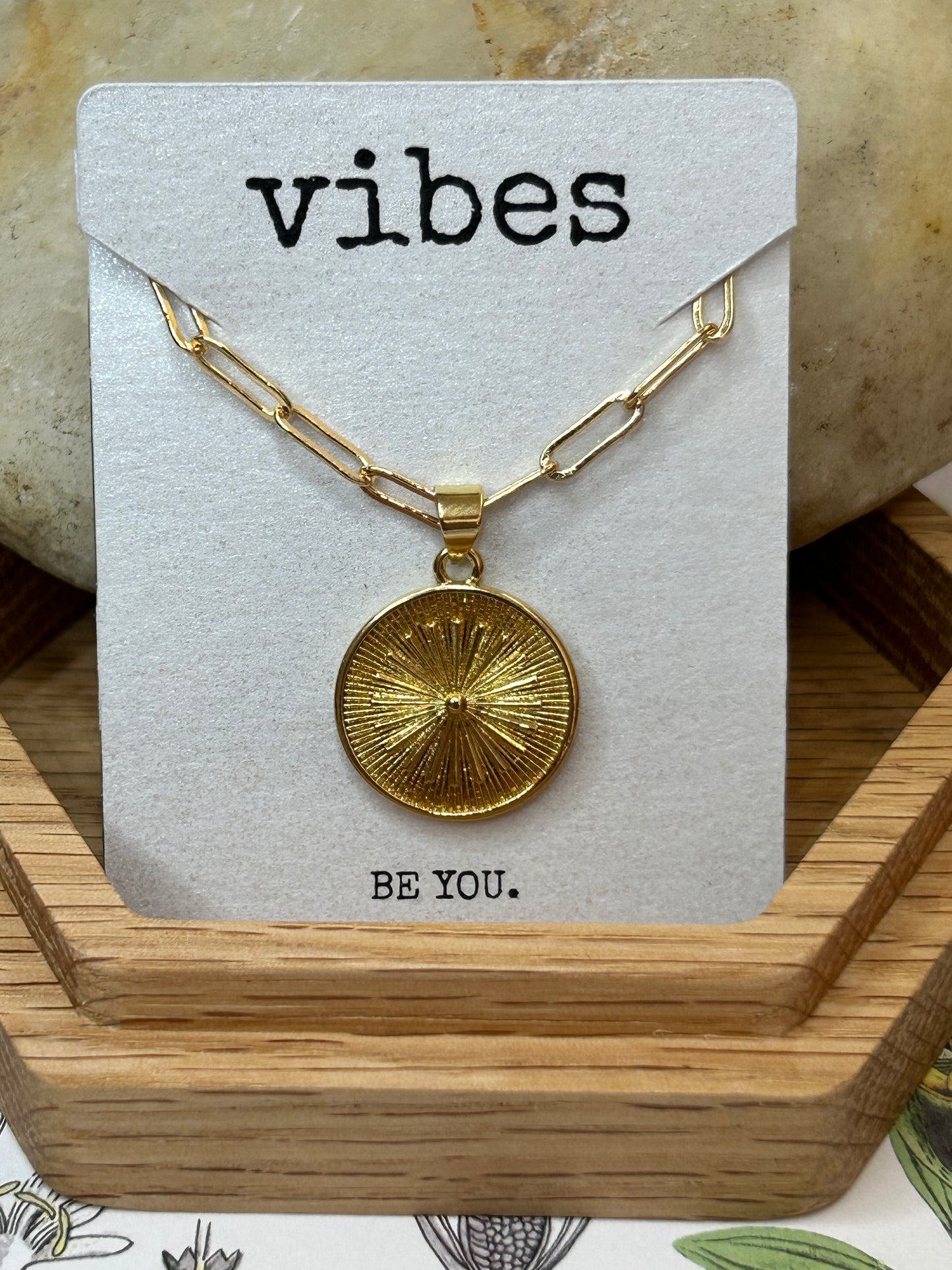 Starburst Medallion Necklace