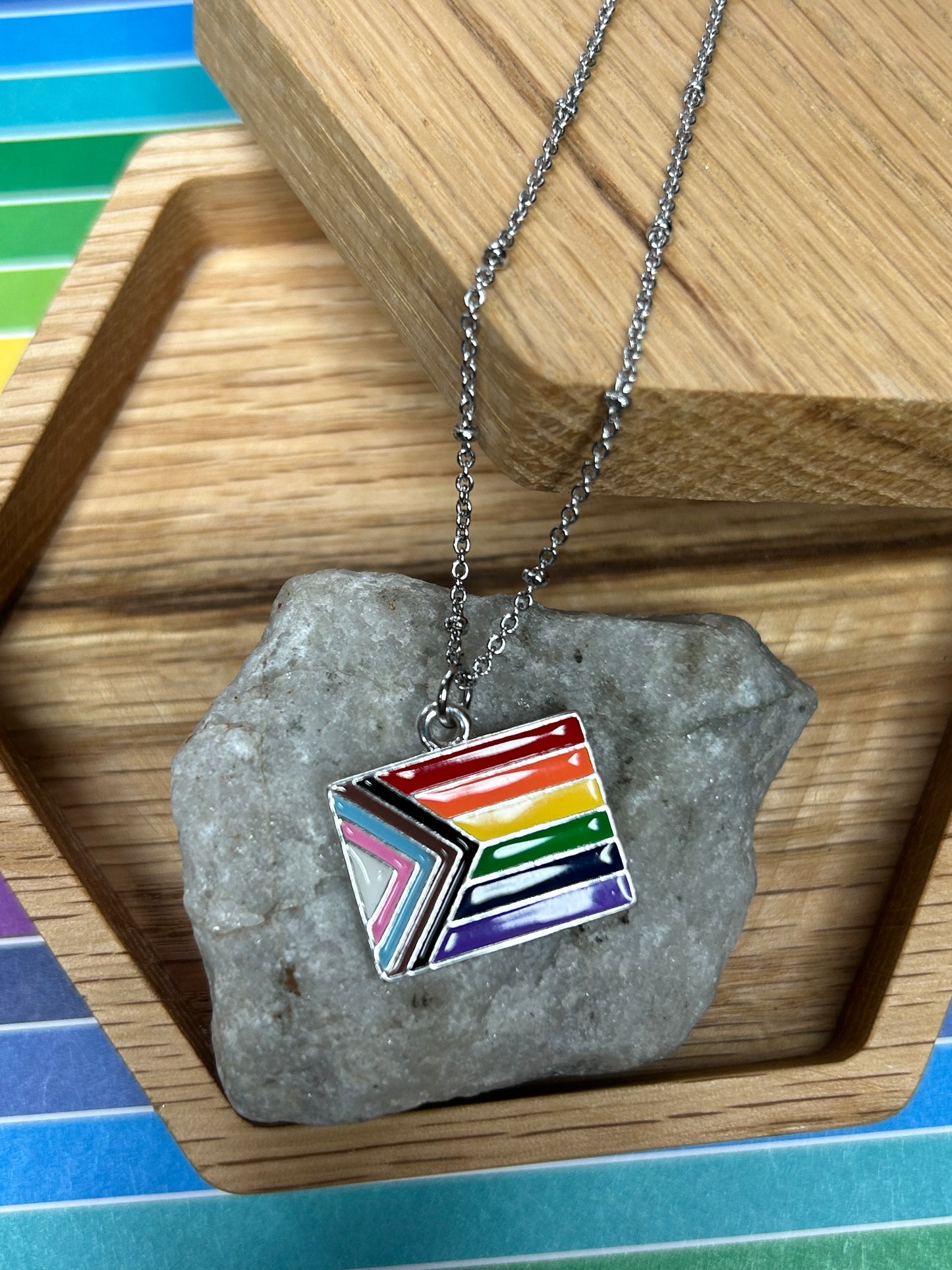 Progress Pride Necklace