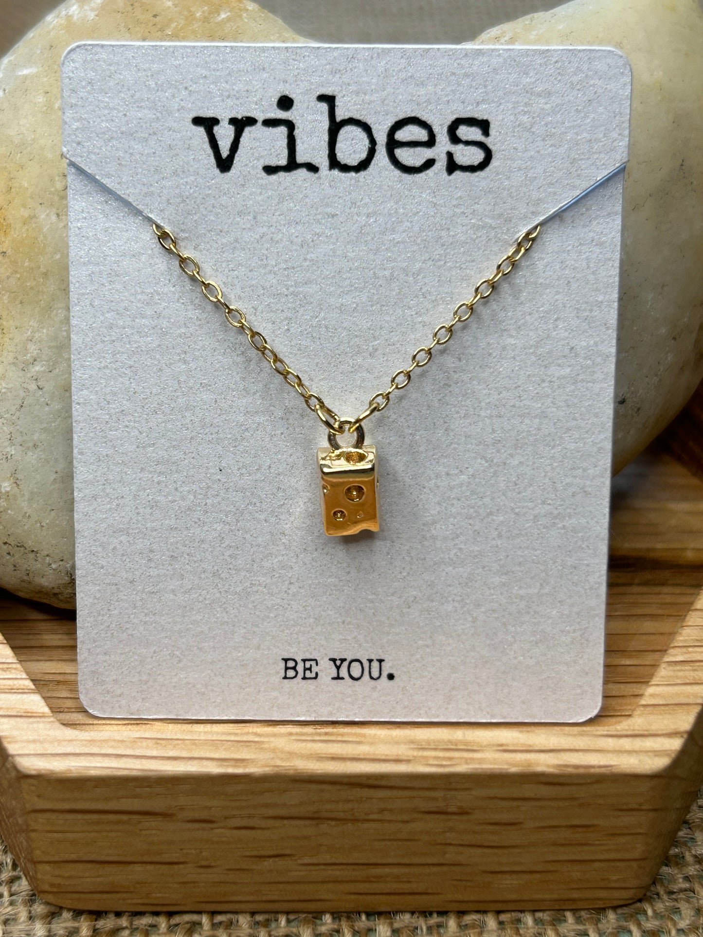 Cheese Is Everything Necklace