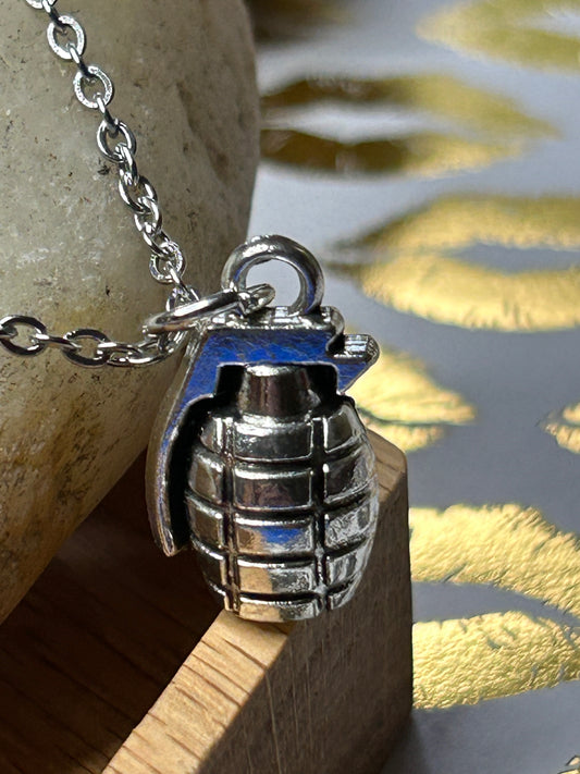 Grenade Amulet Necklace