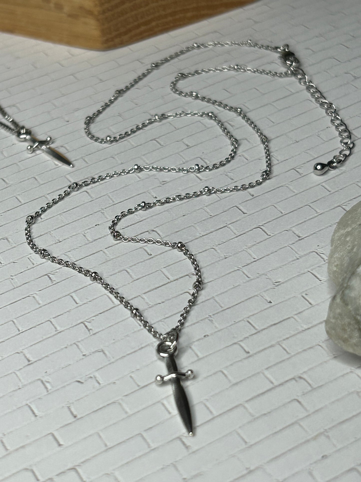 Survival Mode Dagger Necklace